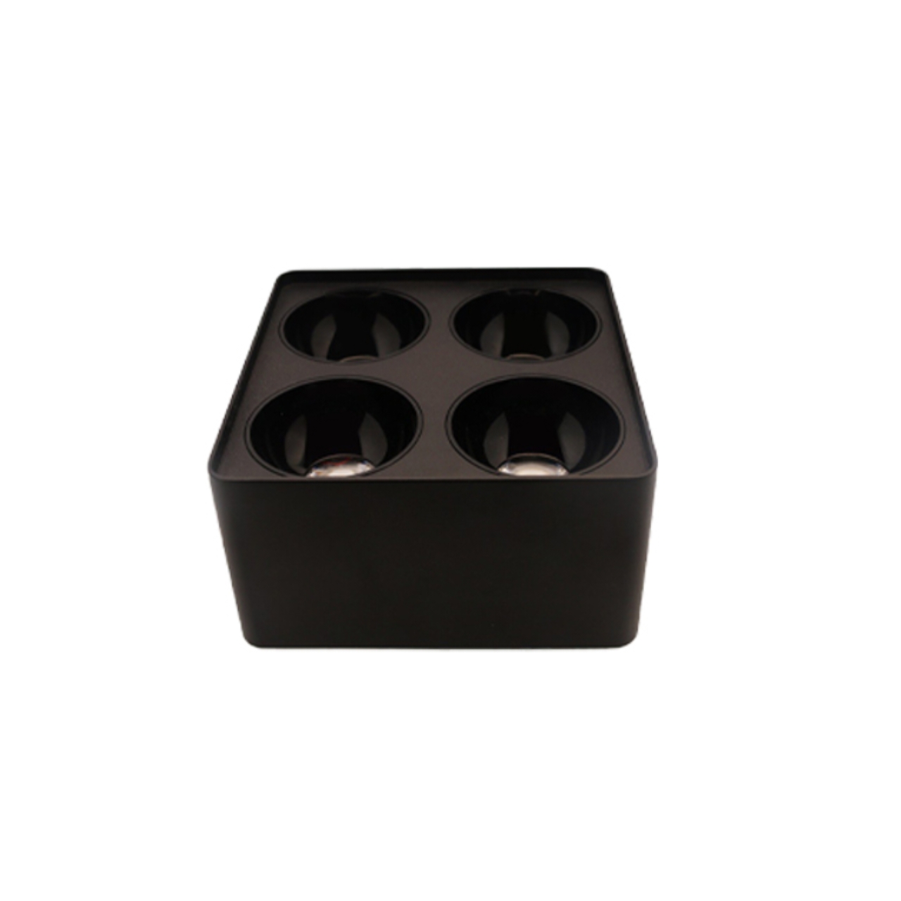 چراغ سیلندری روکار مربع چهار قلو 10*4 وات رفلکتوردار - یزد نور