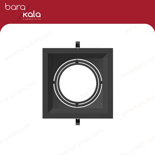 قاب توکار مربعی ۱x۱ مخصوص لامپ AR111 اکووات