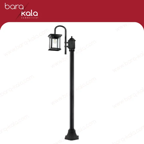 چراغ پارکی - تک شعله - پایه بینالود - روشان - با لامپ - شفق
